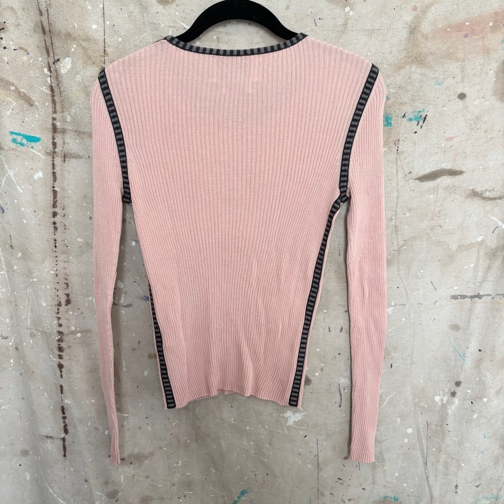 JED Ribbed Silk Fitted Sweater - Picture 4 of 5